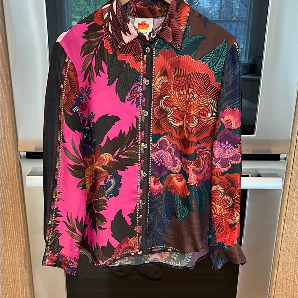 Floral Women's Blouse.  Matching outfit